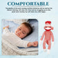 Made By Aliens Adorable Sock Monkey, The Original Traditional Hand Knitted Stuffed Animal Toy Gift-For Kids, Babies, Teens, Girls And Boys Baby Doll Present Puppet (20' Orange)