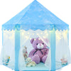 Evoionos Frozen Princess Tent For Girls, Kids Play Tent With Snowflake Lights, Castle Playhouse For Children Indoor Outdoor Game