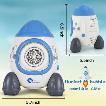 Bubble Machine Blower Blaster Lawn Mower Maker Blue Toy Fun Portable Handheld Operate Automatic Battery Electric Outdoor Summer