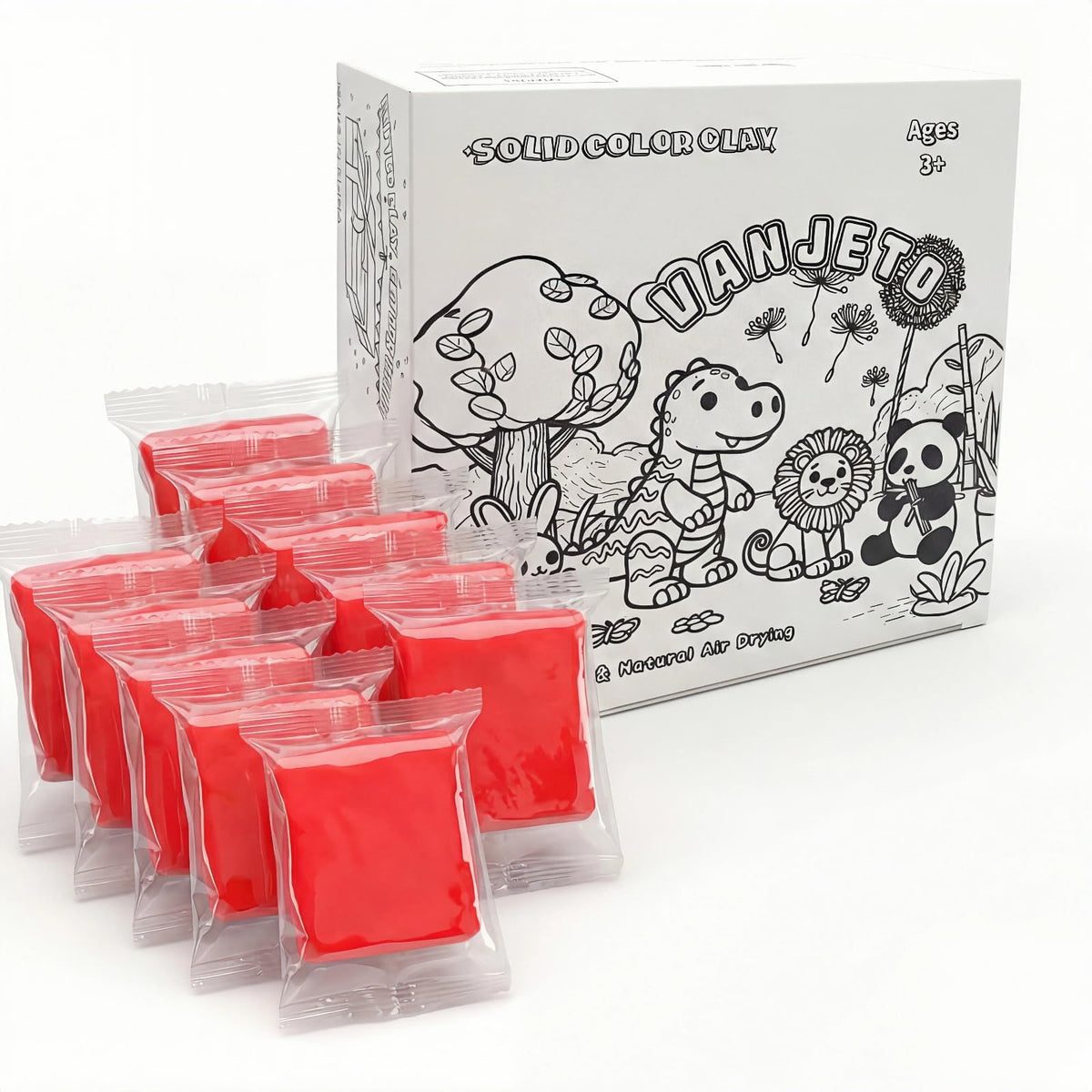 Modeling Clay For Kids, Vanjeto Molding Magic Clay For Kids Air Dry, Super Soft Clay For Diy Slime, Ultra Light Air Dry Modeling