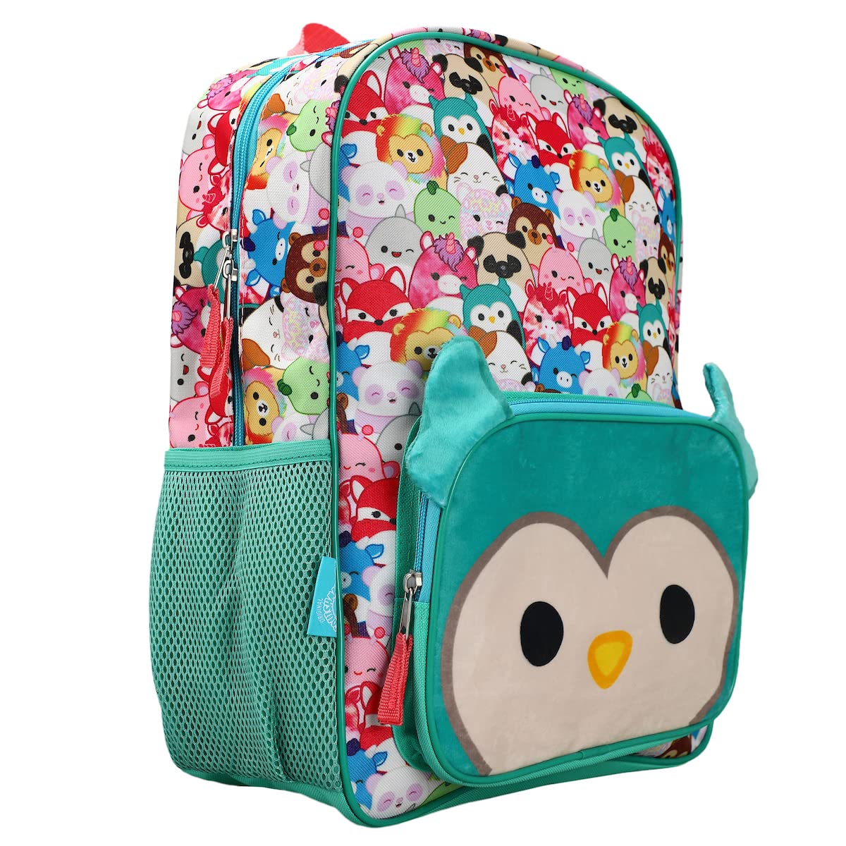 Bioworld Girls' Plush Backpack (Little Big Kid), Teal, One Size