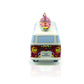 Brisa Vw Collection - Volkswagen Savings Bank Piggy Bank Money Coin Box With Surfboard In T1 Bus Samba Design (Classic Bus/Red)