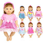 Huang Cheng Toys Set Of 6 Doll Clothes For 10-12 Inch Doll Baby Dress Clothes Outfits Costumes Doll Accessories Clothing Handmade