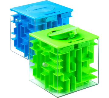 Ikeelo Money Maze Puzzle Box (2 Pack) For Kids And Teens, Make Cash Gift Giving More Fun