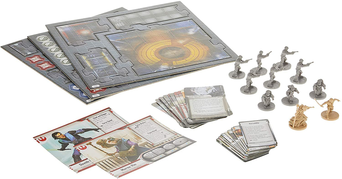 Star Wars Imperial Assault Board Game The Bespin Gambit Expansion - Epic Sci-Fi Miniatures Strategy Game For Kids And Adults, Ag