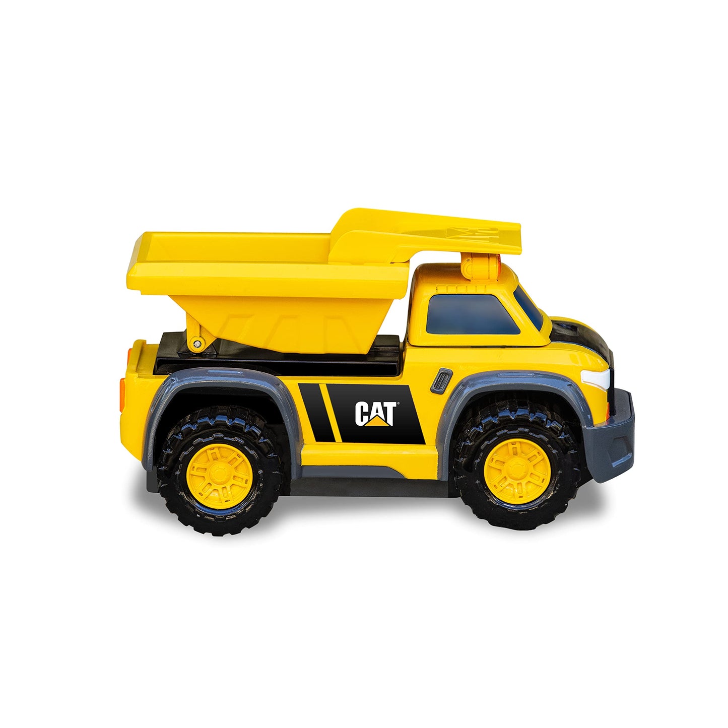 CAT Construction Toys, Truck Constructors Toy Dump Truck - Realistic Lights & Sounds + Easy Transforming + Movable Parts + Sturd