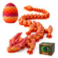 FYEFKJSA 3D Printed Dragon Eggs with Dragon Inside - 12Inch Articulated Fidget 3D Printed Animals  Interesting Decorative Gift  Easter Basket Essentials Stuffers (Random Twilight Mountain Range)