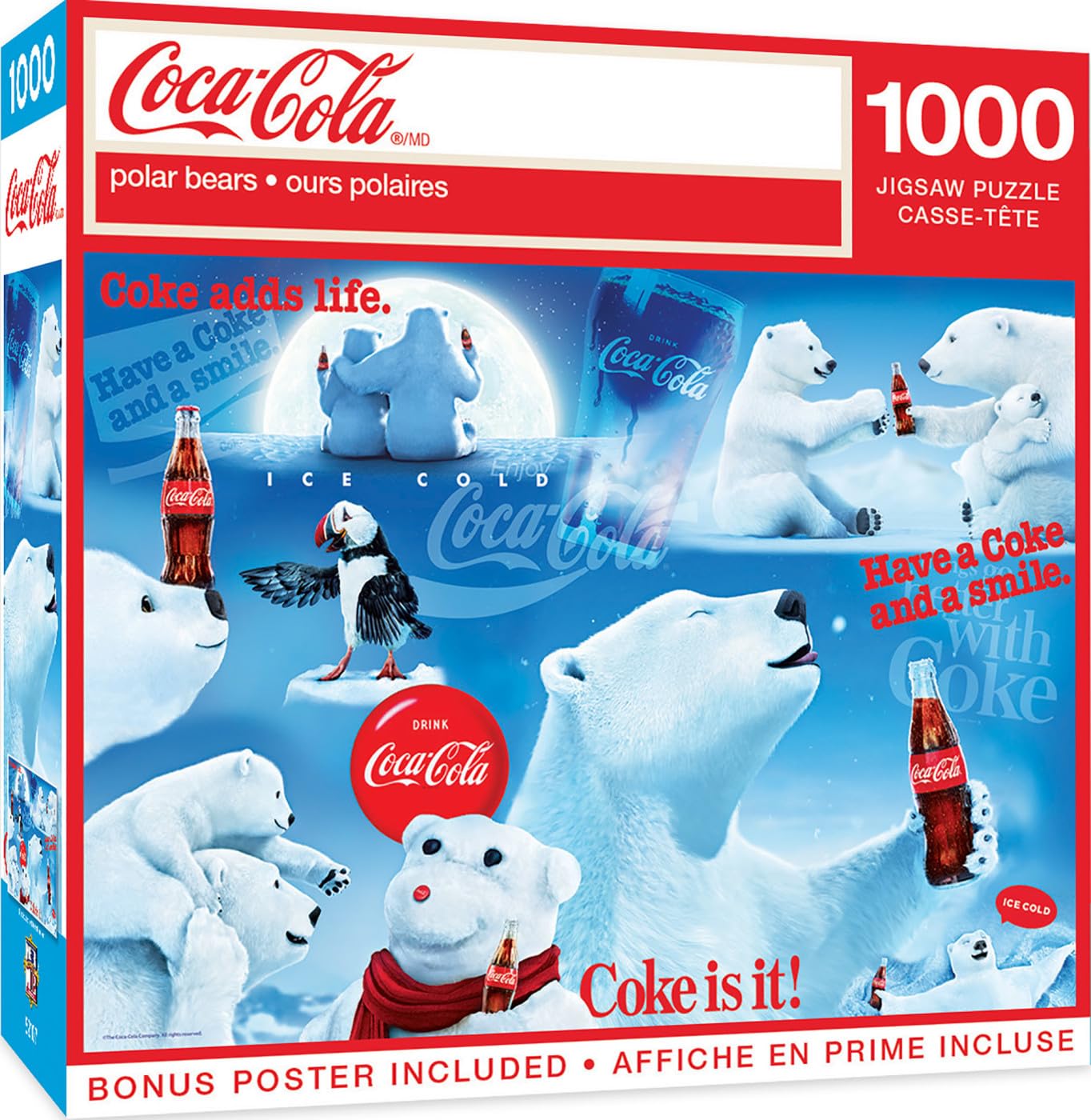 Coca-Cola Polar Bears 1000Pc Puzzle