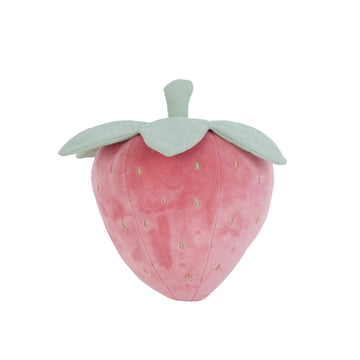 Mon Ami Berry Soft Stuffed Plush Toy - 7   , Handcrafted Squishable Fruit Plushie, Use As Toy Or Nursery Room D  Cor, Great Gift