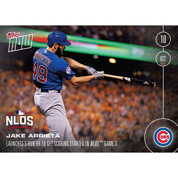 Mlb Chicago Cubs Jake Arrieta #565 Topps Now Trading Card