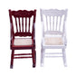 Succuna Dollhouse Miniature Chairs 1 12 Scale Dollhouse Furniture White Red Wooden Rocketing Dining Chairs For Doll House Living