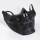 Yookat 4 Pieces Halloween Masquerade Mask Skull Skeleton Mask Half Face Skeleton Mask Masquerade Masks Skull Masks for Halloween