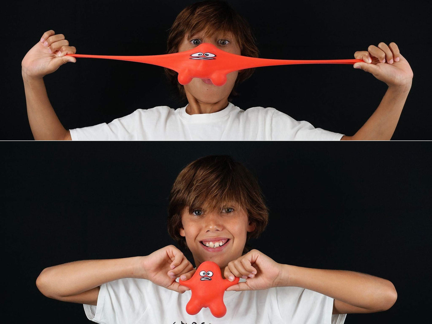 JA-RU Squish Dude Stretchy Sand Filled Man-Fidget (1 Assorted) Stress Relief Sensory Toy for Kids and mature-themeds. Party Favor Classroom Prizes. Therapy Toys. 3410-1p