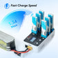 VIFLY WhoopStor V3 6-Port 1S LiPo Battery Charger & Discharger with LCD Display - White