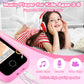 Nikuku Kids Smart Phone for Girls, Christmas Birthday Gifts for Girls 3-8 Year Old, Pretend Toy Phones with Dual with Dual Camer