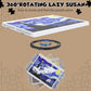 1500 Piece Rotating Puzzle Board 4 Drawers And Cover, 35'X28' Double Sided Felt Mat Portable Jigsaw Puzzle Table With Lazy Susan Spinning For Adults And Kids