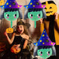 Hadckja Halloween Witch Balloon Cute Witch Head Balloons Witch Foil Balloons For Witch-Themed Party Supplies Decorations Hallowe