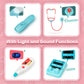 deAO Doctor Kit for Kids Pretend Medical Station Set Medical Instruments Stethoscope with Realistic & Lights Doctor Pretend Play
