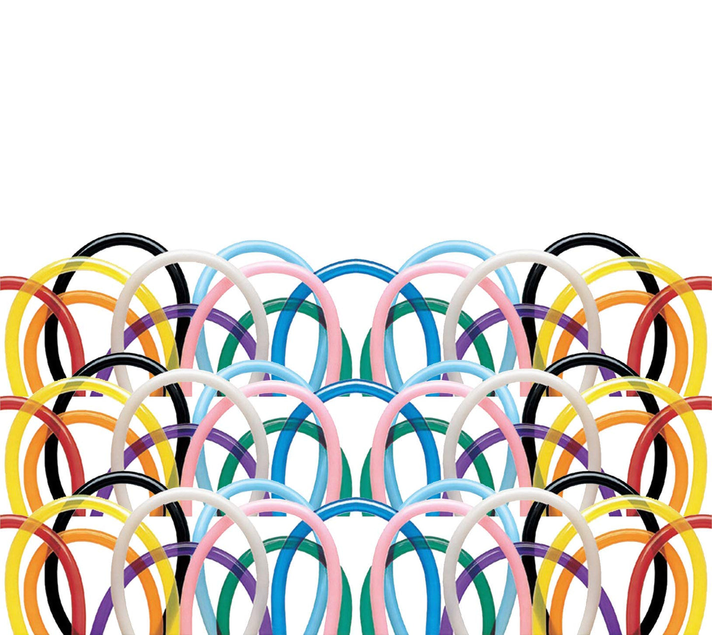 Qualatex 160Q Traditional Assortment, Biodegradable Latex Balloons, 100 Count Per Pack (1-Pack)