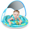 Baby Pool Float With Canopy Removable Upf50+ Uv Sun Protection,Third-Generation Upgraded Baby Swimming Float,More Stable Baby Swimming Pool Float,Suitable For Babies Aged 6-24 Months Swimming Float