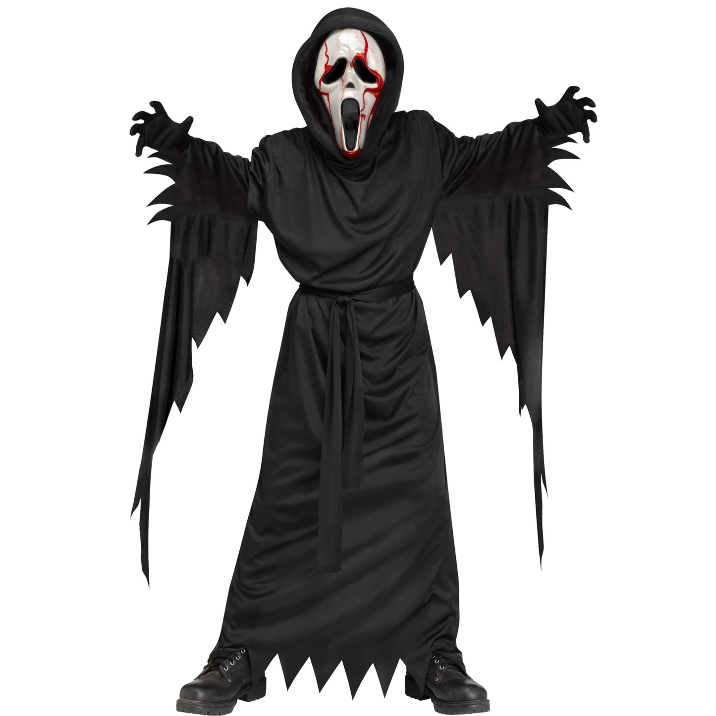 Fun World Bleeding Ghost Face Child Costume, X-Large