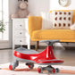 GLACER Wiggle Car  Just Twist Swing Car with Flashy PU Wheels  No Battery  Gears or Pedals Wiggle Bike  Easy to Ride  Indoor Outdoor Ride on Toy Gift for Boys & Girls Aged 3 Years Old and up (Red)