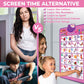Just Smarty Interactive Alphabet Wall Chart | Talking ABCs & 123s Music Poster | Blue | 1 Count | Learning Toys for Toddlers 1-3