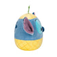 Squishmallows Plush Pineapple Stitch 8" - Soft Polyester Toy, One Size, Model SQK1955