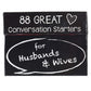 Christian Art Gifts 88 Great Conversation Starters For Husbands And Wives “ Romantic Card Game For Married Couples “ Christian Games, Communication & Marriage Help, Fun Anniversary Or Wedding Gifts