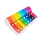 Fat Brain Toys Rock 'N Roller Piano - Musical Bells for Babies & Toddlers, Multicolor, Model FA281-1, Durable Plastic