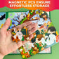 Quokka Magnetic Puzzles For Kids Ages 3-5 - 2X48 Travel Puzzles Games For Toddlers 3-4 Years Old - Activities Car Toy For Boys And Girls 4-6 Yo - Farm & Forest Animals Learning Magnet For Road Trip