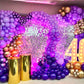 Bezente Purple Balloons Latex Party Balloons - 150 Pack 5 Inch Matte Small Purple Helium Balloons For Birthday Wedding Baby Show