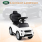 OLAKIDS Push Car for Toddlers  3 in 1 Licensed Landrover Baby Ride on Toy with Parent Control Handle Safe Guardrails  Kids Sliding Walker with Under Seat Storage Horn for Boys Girls (White)