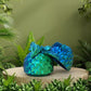AUMEILLER 3D Printed Dragon,Articulated Winged Dragon,Fidget Dragon Eggs, Executive Desk Toys for Kids(Blue&Green)