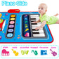 Baby Toys For 1 Year Old,Baby Musical Mat Toddler Toys Age 1-2,3 In 1 Piano Drum Babies Play Mat -Baby Music Toy 12-18 Months Babies Birthday Gifts For 1 2 3 Year Old Boys Girls