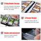 400 Pockets Trading Card Binder For Mtg/Ygo/Tcg Cards,Portable Waterproof Card Storage Bag With Removable Sleeves, Card Book For