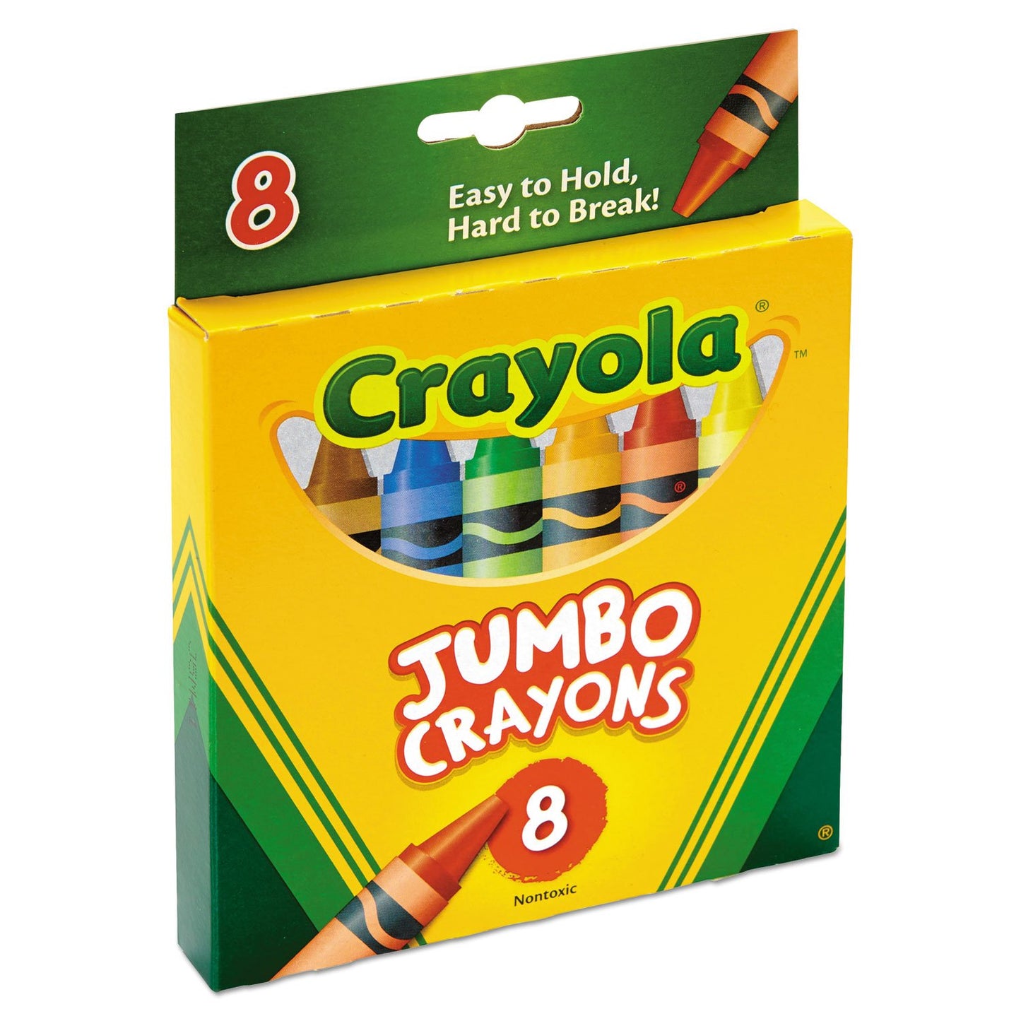 Crayola Crayons Jumbo 8Ct Peggable Tuck Box - Bin389