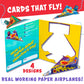Peaceable Kingdom Card Paper Plane Super Valentines - Medium Multicolor, Paper, Model VPS24