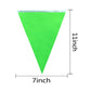 Tsmd Solid Green Pennant Banners Flags String Diy Bunting Flags,Party Decorations For Grand Opening,Kids Birthday,Party Events C