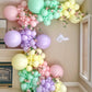 Pastel Orange Balloons In Different Sizes 5 10 12 18Inch-134Pcs Pastel Orange Balloons For Garland Arch