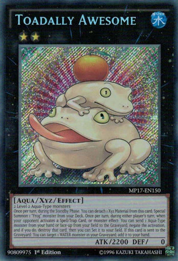 Toadally Awesome - Mp17-En150 - Secret Rare - 1St Edition