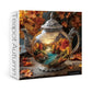 Autumn Puzzle 1000 Pieces Fall Kettle Landscape Puzzles for Adults 1000 Pieces Nature, Beautiful Autumn Scenic Art Jigsaw Puzzle