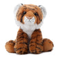 The Petting Zoo Tiger Plush Toy, 9" Brown Stuffed Animal for Kids, Model 420101