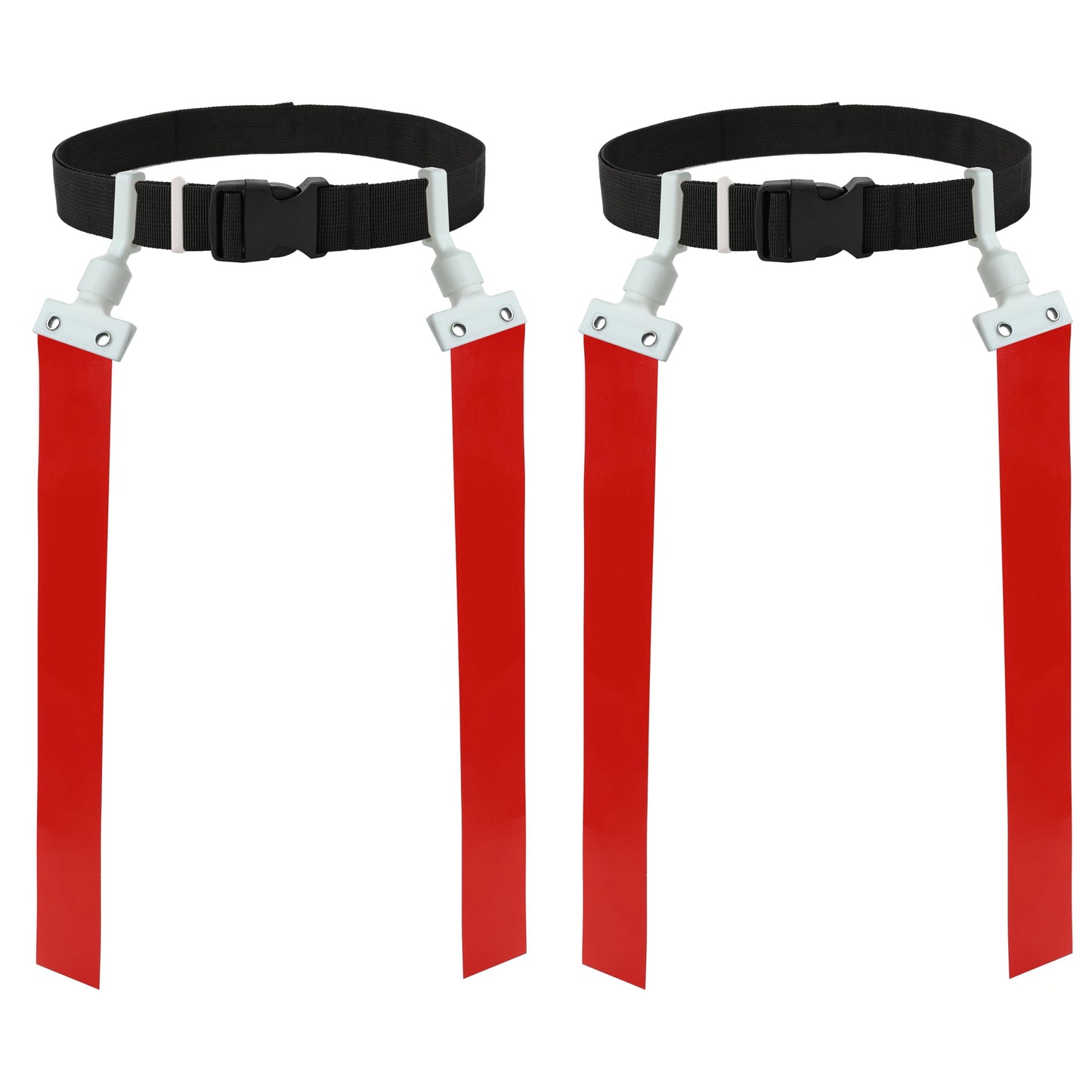 Gameday 2 Player Pop Flag Football Set-Complete W/Flags & Belts (Red)