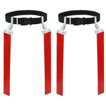 Gameday 2 Player Pop Flag Football Set-Complete W/Flags & Belts (Red)