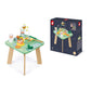 Janod Wooden Pretty Meadow Activity Table - 21.1'' Tall - Ages 12 Months+ - J05327
