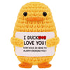 Valentines Day Gifts For Her Him Inspirational Crochet Positive Duck Anniversary Birthday Gifts For Women Cute Handmade Knitted