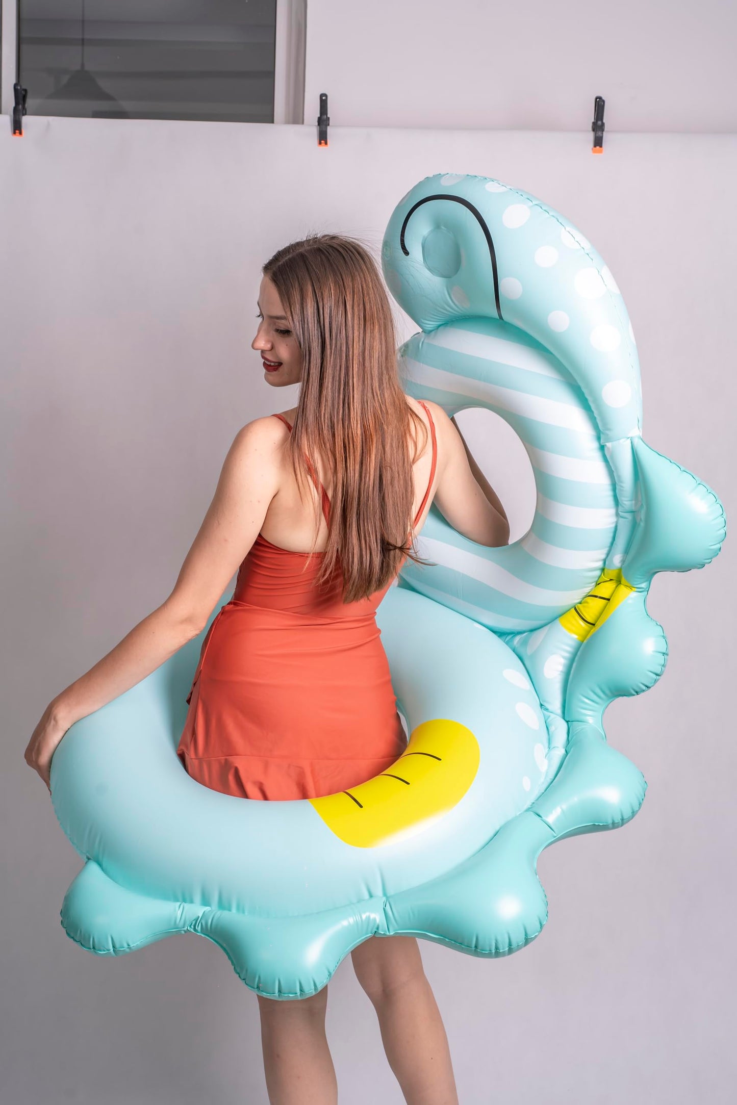 Inflatable Sea-Horse Pool Float, Swimming RNG, 2 Person Inflatable Swimming Ring, Party Float Decorations, Swimming Tube Floaty