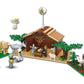 Nativity Bricks Ultimate Play Set - 15 Character Indoor Scene, Multicolor, Model 43227-1695, Perfect for Christmas Decor & Stocking Stuffers