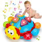Baby Crawling Toy 6 To 12 Months Spanish English Bilingual Learning Toy For Infants 0-3-6 7 8 9 10 12-18 Months Educational Musical Light Up Toy 1 Year Old Boy Girl Gift Toddler Ladybug Tummy Time